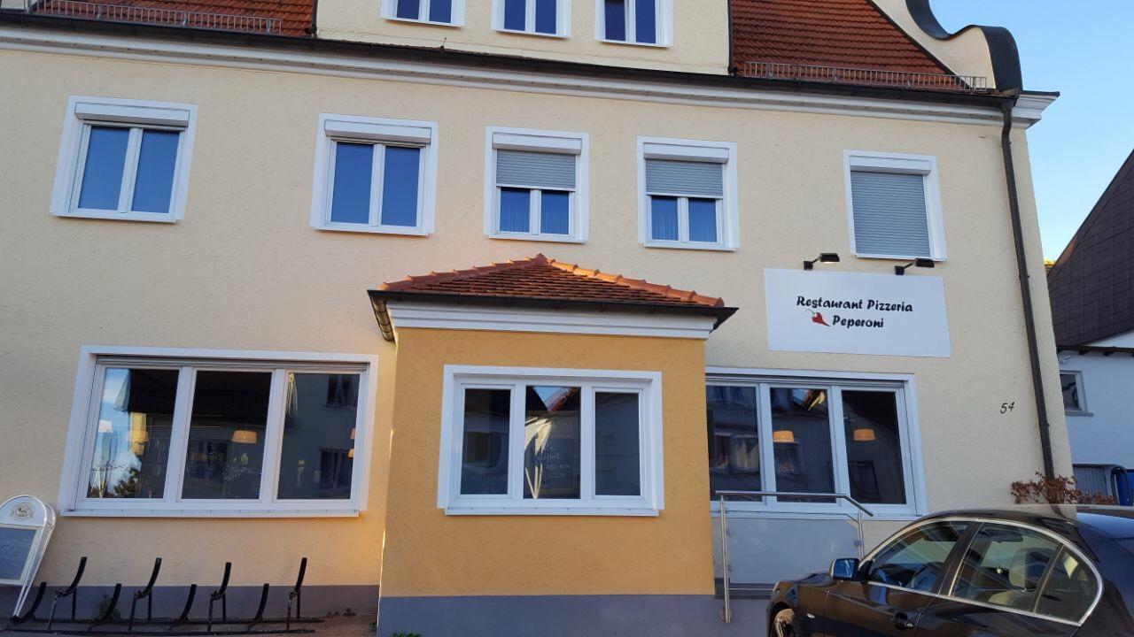 Gaststaette Peperoni Hotel Biberach an der Riß Buitenkant foto
